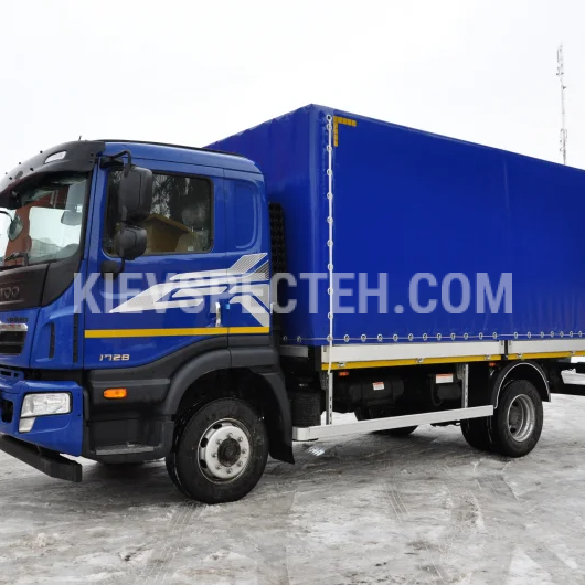 Бортовой тентованный автомобиль на шасси Daewoo Maximus 4х2