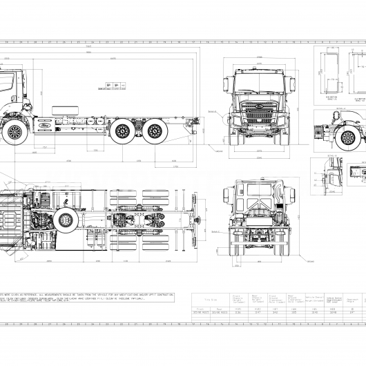 Шасі FORD TRUCKS 3333 DC