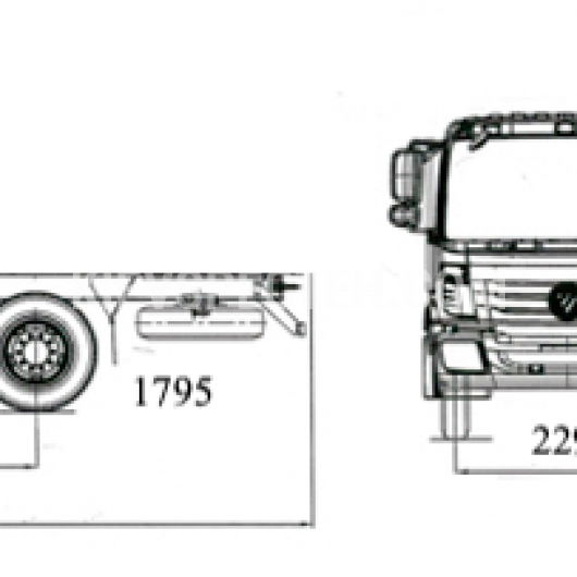 Шасі FOTON AUMARK BJ 1108 GVW 10 т