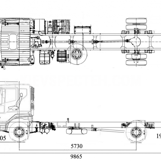Шасі Daewoo Maximus 4х2 HC6АA