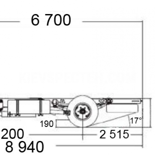 Шасі FOTON S120 SE