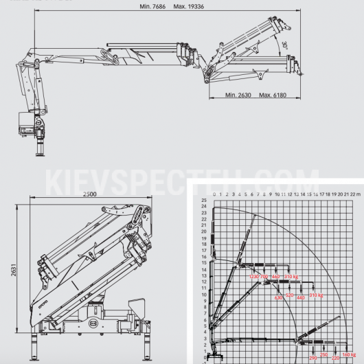 Кран-маніпулятор HIAB XS 144 Duo