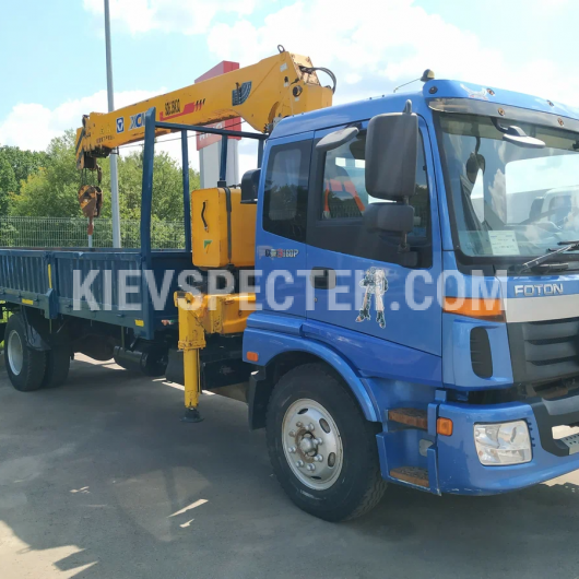 Компактна вантажівка з КМУ: KDM-15000S5P3B5CMZ5.0-01А (4х2) 