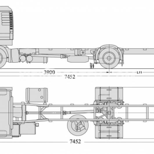 Шасі MAN TGM 15.250 4x2 BL CH