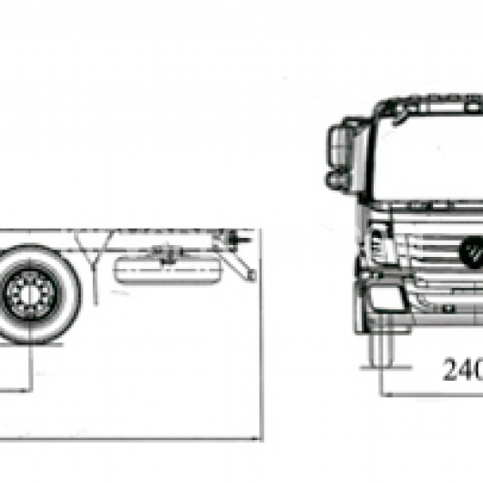 Шасі FOTON AUMAN BJ 1166