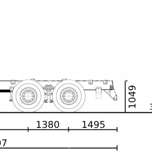 IVECO TRAKKER 410 креслення