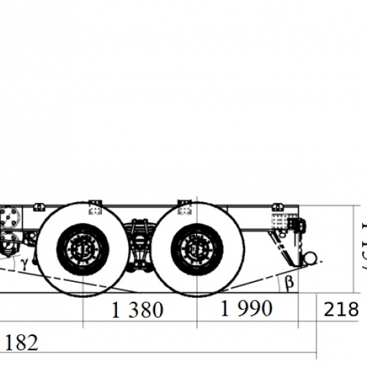 Машина дорожня комбінована МДК-10 на базі самоскида IVECO AD380T43H 6х4