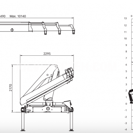 Кран-маніпулятор HIAB XS 111 HiPro
