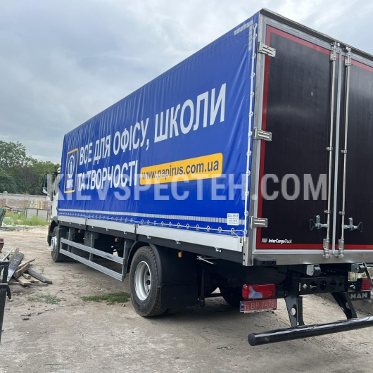 Бортовий тентований автомобіль MAN TGM 18.250 4x2