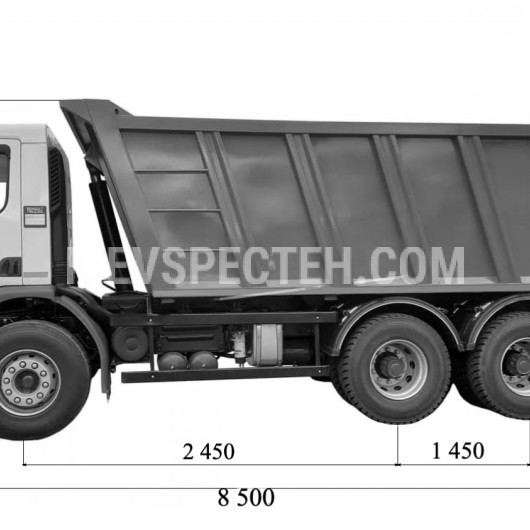 Самоскид 15 т AVTR-SM23 на шасі Renault креслення