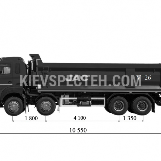 Самоскид JAC N410