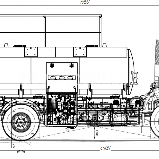 Автопаливозаправник 11 куб. на базі IVECO T-WAY AD190T34W/Р 4х4