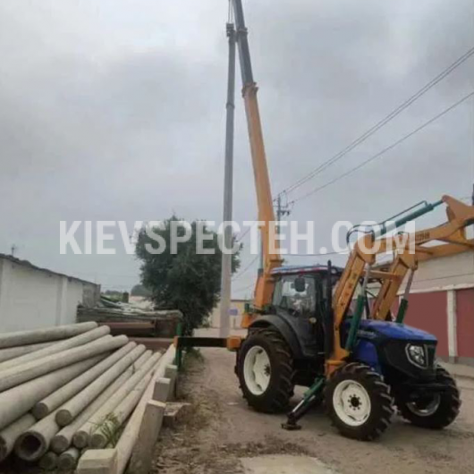 Бурильно-крановая установка на тракторном шасси MASSEY FERGUSON