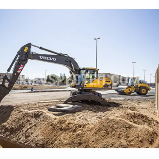 Екскаватор-навантажувач Volvo EW205D