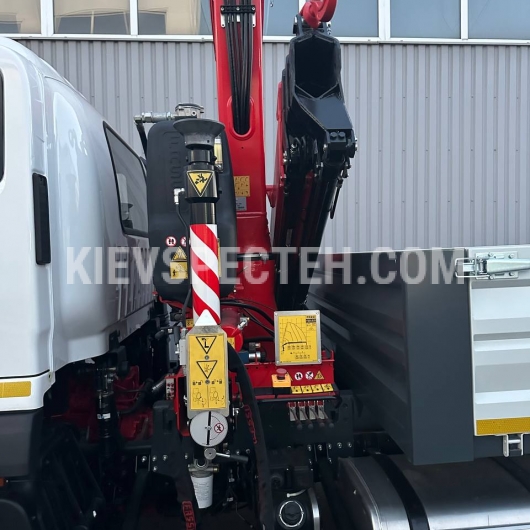 Бортовий автомобіль з КМУ Fassi F155 A 0.23 на шасі FOTON AUMAN BJ 1186 4х2