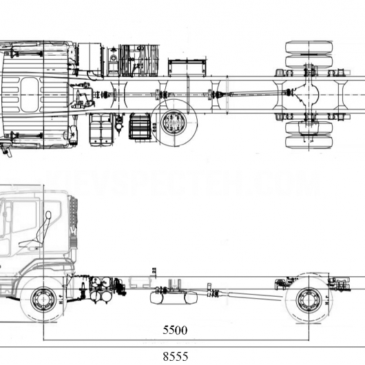 Шасі DAEWOO MAXIMUS GC5AA 4Х2