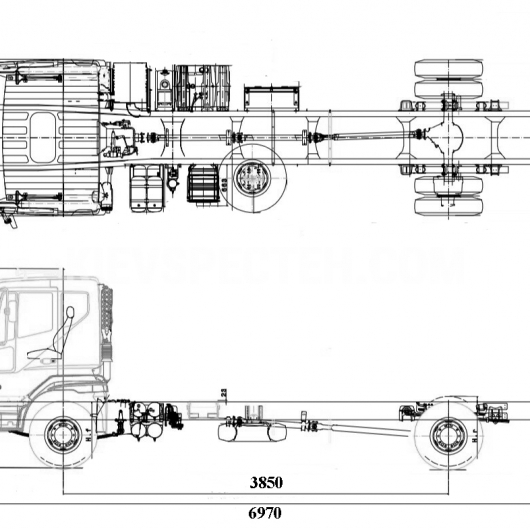 Шасі DAEWOO DEXEN FE5НA 4Х2