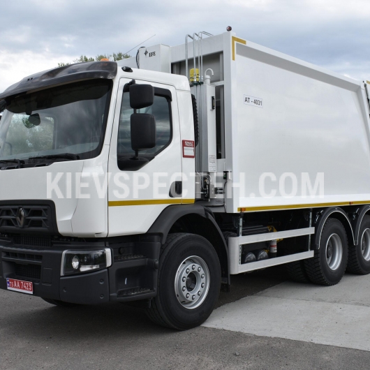 Мусоровоз с задней загрузкой АТ-3041 на шасси Renault C 6×4