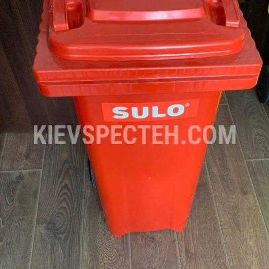 Евроконтейнер пластиковый SULO V-240 л. красный