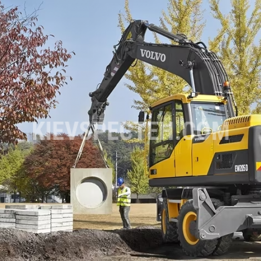 Екскаватор-навантажувач Volvo EW205D