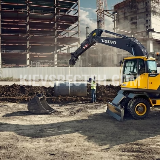 Екскаватор-навантажувач Volvo EW205D