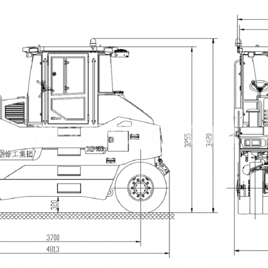 Пневмоколісний дорожний каток XCMG XP163