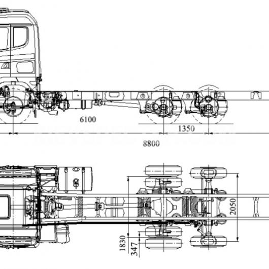 шасі Scania R500